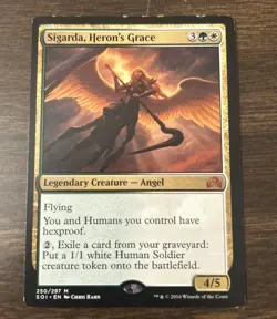 Magic the Gathering MTG Shadows Over Innistrad SIGARDA, HERON'S GRACE LP - Image 1