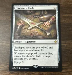 Forebear's Blade - Dominaria - Magic the Gathering - MTG LP - Image 1