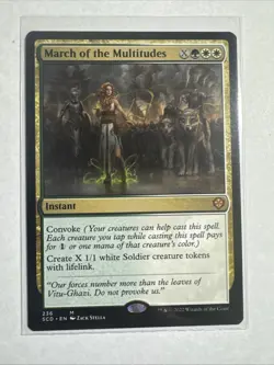March of the Multitudes #236 - Starter Commander SCD Magic MTG Mythic Rare - Image 1