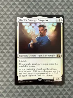 MTG Doctor Strange, Surgeon #0591 Foil Rare Commander: Marvel Super Heroes (MSC) - Image 1