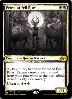 Priest of Fell Rites (Showcase) 372 Modern Horizons 2 MTG NM - Image 1