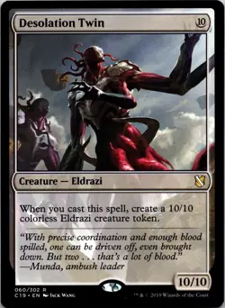 Desolation Twin 60 Rare Commander 2019 MTG Near Mint - Image 1