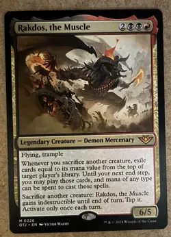 Rakdos, the Muscle - Outlaws of Thunder Junction - NM MTG - Image 1