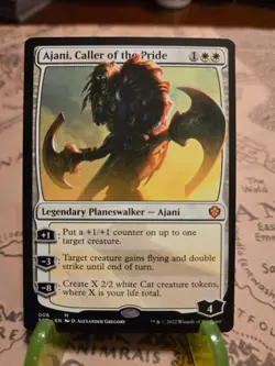 MTG Ajani, Caller of the Pride Starter Commander Decks Regular Mythic NM - Image 1