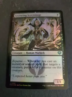 NM Foil Lecturing Scornmage, MTG, Secrets of Strixhaven, Magic, 87 - Image 1