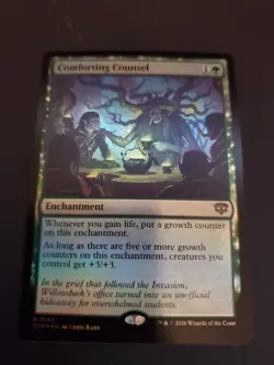 MTG Comforting Counsel Foil Rare Secrets of Strixhaven #143 NM - Image 1
