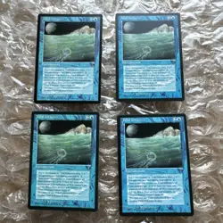 Set Of 4 (x4 4x) Tidal Influence | Fallen Empires | Magic MTG | NM+ Unplayed - Image 1