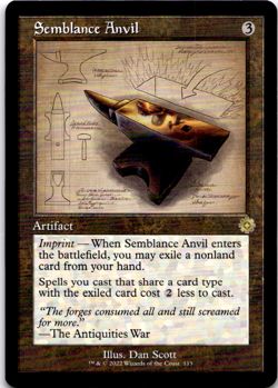 Semblance Anvil (Schematic) The Brothers' War: Retro Frame Artifacts NM - Image 1