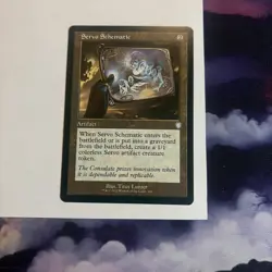 Servo Schematic (Retro Frame) #158 (NM) Brothers' War BRC Magic MTG - Image 1