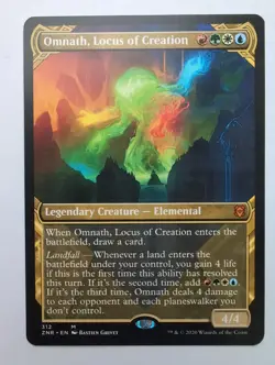 MTG Omnath Locus Of Creation (ZNR) Zendikar Rising (Showcase) Regular Rare 312 - Image 1