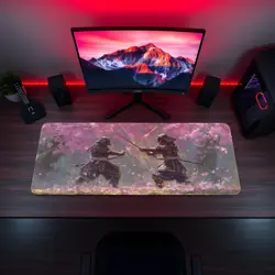 Tribal Samurai Themed Playmat - Kawaii Anime Style Gaming Mat for MTG/TCG - Image 5