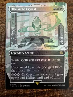 MTG Final Fantasy English The Wind Crystal Borderless 0330 Foil - Image 1