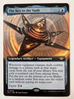 MTG The Key to the Vault Extended Art - Outlaws of Thunder Junction #320 - Image 1