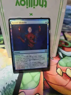 NM Foil Secret Identity, MTG, Marvel's Spider-Man, Magic the Gathering, 43 - Image 1