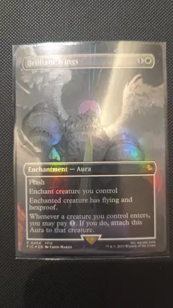 Brilliant Wings (Borderless) Commander: Final Fantasy Foil - Image 1