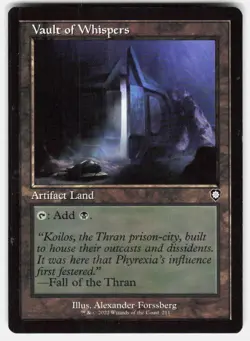 Vault of Whispers (Retro Frame) 211 Commander: The Brothers' War MTG LP - Image 2