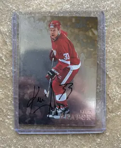 Kris Draper 1998-99 ITG Be A Player Auto #200 Detroit Red Wings - Image 1
