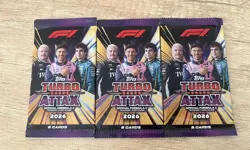 Topps Turbo Attax 2026 F1 Trading Cards Silverstone Grand Prix Promo Packs X 3 - Image 1