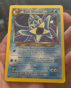 Pokemon Card Neo Destiny Dark Omastar 19/105 - Image 3