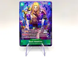 One piece card game Basil Hawkins OP07 029 SR Holo Near Mint Inglese ENG - Image 1