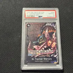 One Piece St. Topman Warcury Alternate Art Op13-089 Psa 10 Gem Mint - Image 1