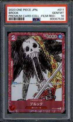 Brook - ST01-011 - PSA 10 - Film Red Collection - Promo - One Piece - 87538 - Image 1