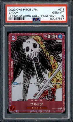 Brook - ST01-011 - PSA 10 - Film Red Collection - Promo - One Piece - 87537 - Image 1