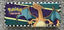 Pokemon Charizard Pencil Case Tin - Empty, Excellent Condition - Image 1