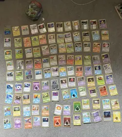 108 Pokemon Cards (I Believe From Around 2009/10). Plus Tin And Coin - Image 1