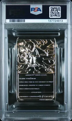 Charizard Pokemon Card Burger King 23K Gold Plated Promo Nintendo WOTC PSA 8 - Image 2