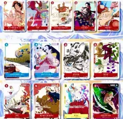 One Piece Card Matching Battle Promo Luffy Ace Zoro Law Sanji Nami Complete Set - Image 2