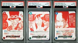 PSA 10 Sequential Luffy Ace Sabo Promo ONE PIECE 3rd Anniversary Treasure JP - Image 1