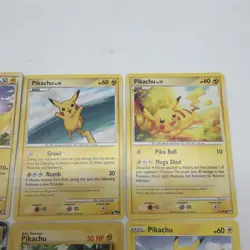 Nintendo Pokemon TCG 6-Card Lot Pikachu 1999-2016 MP-LP - Image 5