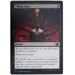 x1 Village Rites J22 MTG M/NM Common Black Instant Jumpstart 2022 TCG CCG - Image 1
