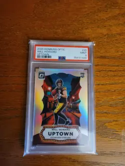 Will Howard 2025 Panini Donruss Optic #25 Uptown SSP Rookie RC PSA 9 - Image 1