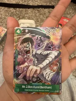 Mr.2.Bon.Kurei(Bentham) (055) (Alternate Art) OP16-055 The Time of Battle Foil - Image 1