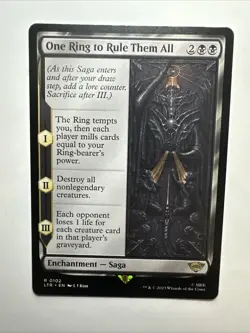 One Ring to Rule Them All Universes Beyond: the Lord of the Rings MTG NM - Image 1