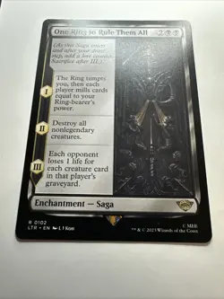 One Ring to Rule Them All Universes Beyond: the Lord of the Rings MTG NM - Image 2