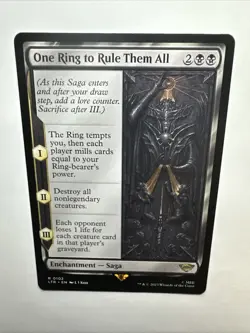 One Ring to Rule Them All Universes Beyond: the Lord of the Rings MTG NM - Image 3