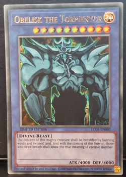 LC01-EN001 | Obelisk the Tormentor | Ultra Rare | Ltd. Edition | NM - Image 1