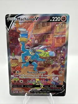 Machamp V (Alternate Full Art) 172/189 Swsh10: Astral Radiance Holo - Image 2