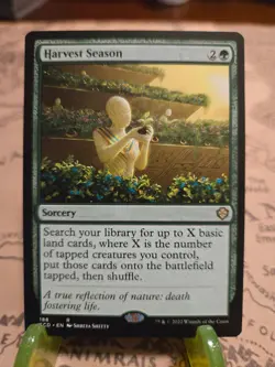 MTG Harvest Season Starter Commander Decks Regular Rare NM - Image 1