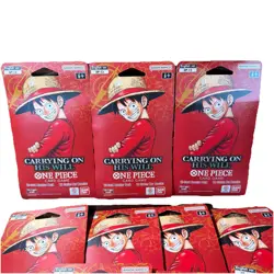 One Piece OP-13 Carrying On His Will Sleeved Booster Packs Lot of 17 SEALED NEW - Image 3