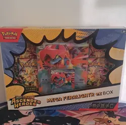 Sealed Pokemon TCG Mega Feraligatr ex Box Mega Evolution Ascended Heroes Promo🔥 - Image 1