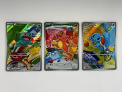 First Partner Illustration Collection Series 1 Kanto GEN 1 Starters Pokemon TCG - Image 1