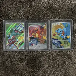 Pokemon TCG First Partner Illustration Collection Series 1 Kanto GEN 1 Set - Image 1