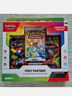 Pokemon TCG First Partner Illustration Collection Box Series 1 Brand New Sealed - Image 1
