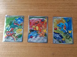Pokemon TCG First Partner Illustration Collection Series 1 Kanto GEN 1 Starters - Image 1