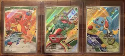 Pokemon TCG First Partner Illustration Collection Series 1 Kanto GEN 1 Set NM - Image 1