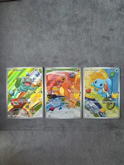 Pokemon TCG First Partner Illustration Collection Series 1 Kanto GEN 1 Set - Image 1